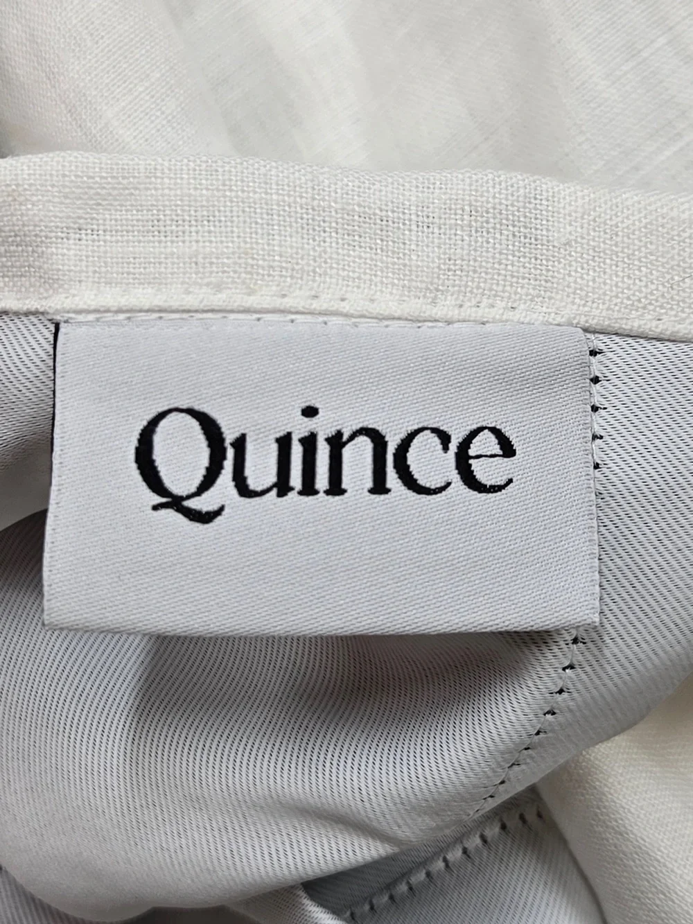 NWOT QUINCE Set Of 2 48x84 European Linen True Blackout Curtains White 9371